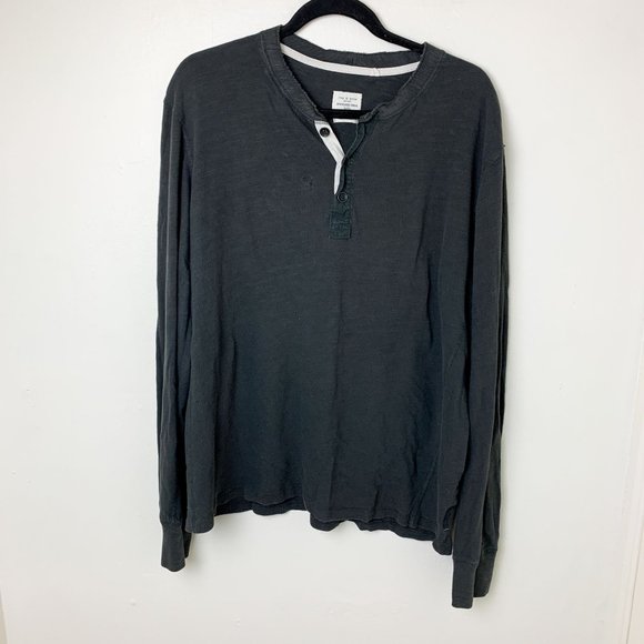 Rag & Bone standard issue gray henley - Picture 1 of 6